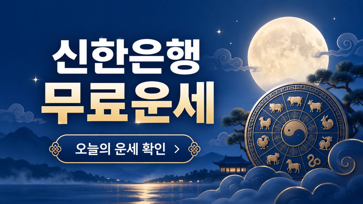 신한은행 무료운세