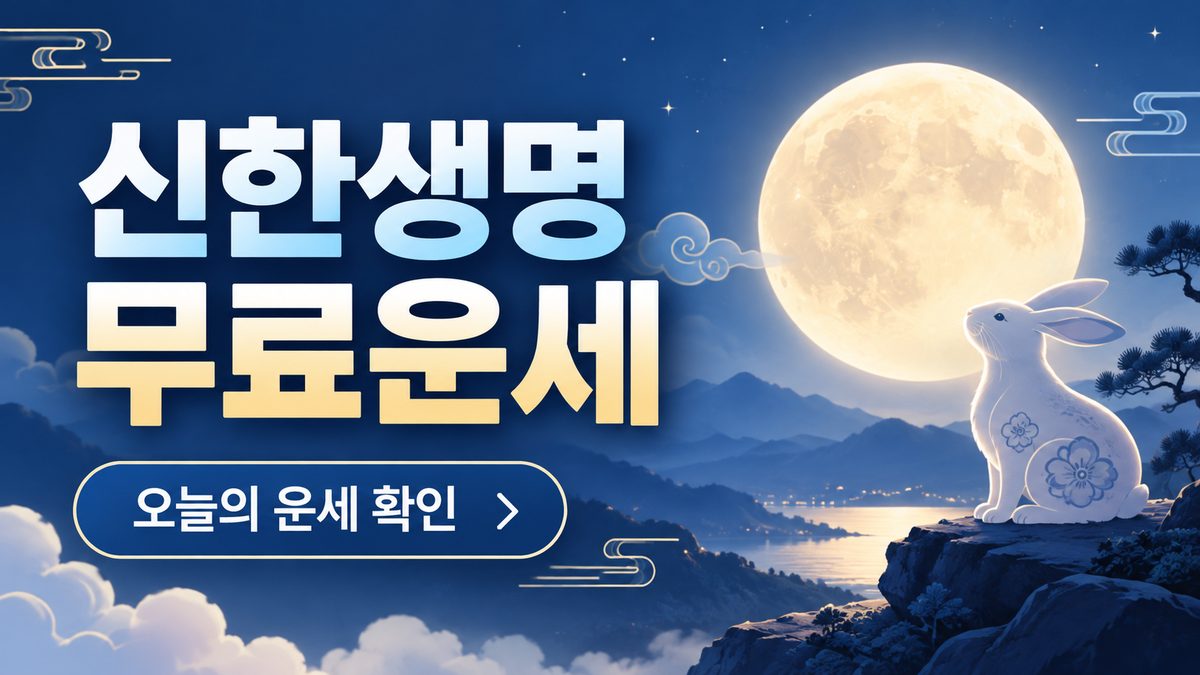 신한생명 무료운세